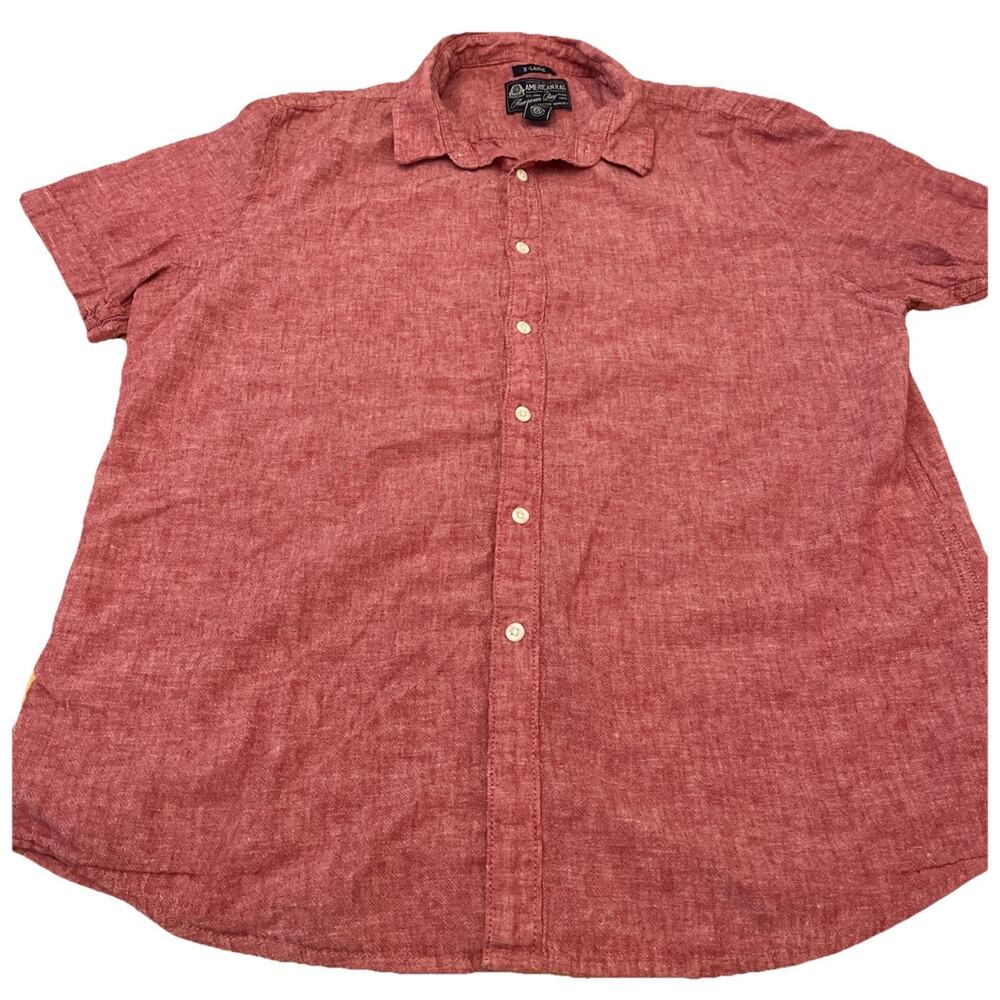 American Rag Button Up Shirt Size XL Red